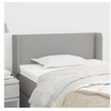 Image de Hoofdbord met randen 83x16x78/88 cm stof lichtgrijs3118602