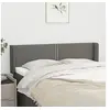 Image de Hoofdbord met randen 147x16x78/88 cm stof donkergrijs3118627