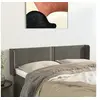 Image de Hoofdbord met randen 147x16x78/88 cm fluweel donkergrijs3118677