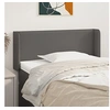 Image de Hoofdbord met randen 83x16x78/88 cm kunstleer grijs3118704