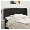 Image de Hoofdbord met randen 93x16x78/88 cm kunstleer zwart3118706