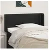 Image de Hoofdbord met randen 103x16x78/88 cm kunstleer zwart3118712