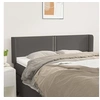 Image de Hoofdbord met randen 147x16x78/88 cm kunstleer grijs3118722