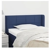 Image de Hoofdbord met randen 93x16x78/88 cm stof blauw3118756
