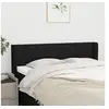 Image de Hoofdbord met randen 147x16x78/88 cm stof zwart3118768