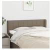 Image de Hoofdbord met randen 147x16x78/88 cm stof taupe3118770
