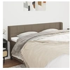 Image de Hoofdbord met randen 163x16x78/88 cm stof taupe3118778