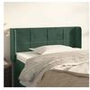 Image de Hoofdbord met randen 103x16x78/88 cm fluweel donkergroen3118813