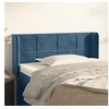 Image de Hoofdbord met randen 103x16x78/88 cm fluweel donkerblauw3118814
