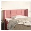 Image de Hoofdbord met randen 103x16x78/88 cm fluweel roze3118815