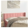 Image de Hoofdbord met randen 147x16x78/88 cm fluweel roze3118821