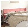 Image de Hoofdbord met randen 183x16x78/88 cm fluweel roze3118833