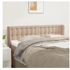 Image de Hoofdbord met randen 147x16x78/88 cm kunstleer cappuccinokleur3118863