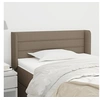 Image de Hoofdbord met randen 83x16x78/88 cm stof taupe3118886
