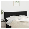 Image de Hoofdbord met randen 147x16x78/88 cm stof zwart3118908