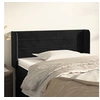 Image de Hoofdbord met randen 83x16x78/88 cm fluweel zwart3118940