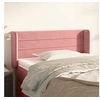 Image de Hoofdbord met randen 93x16x78/88 cm fluweel roze3118949