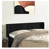 Image de Hoofdbord met randen 147x16x78/88 cm fluweel zwart3118958