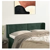 Image de Hoofdbord met randen 147x16x78/88 cm fluweel donkergroen3118959
