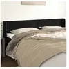 Image de Hoofdbord met randen 203x16x78/88 cm fluweel zwart3118976