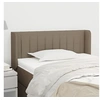 Image de Hoofdbord met randen 83x16x78/88 cm stof taupe3118984