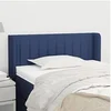 Image de Hoofdbord met randen 93x16x78/88 cm stof blauw3118994