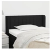 Image de Hoofdbord met randen 103x16x78/88 cm stof zwart3118998