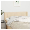 Image de Hoofdbord met randen 147x16x78/88 cm stof cràmekleurig3119009