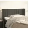 Image de Hoofdbord met randen 103x16x78/88 cm fluweel donkergrijs3119049