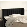 Image de Hoofdbord met randen 103x16x78/88 cm fluweel zwart3119050