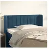 Image de Hoofdbord met randen 103x16x78/88 cm fluweel donkerblauw3119052