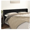 Image de Hoofdbord met randen 183x16x78/88 cm fluweel zwart3119068