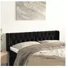 Image de Hoofdbord met randen 163x16x78/88 cm fluweel zwart3119160