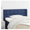 Image de Hoofdbord met randen 83x16x78/88 cm stof blauw3119182