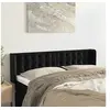 Image de Hoofdbord met randen 147x16x78/88 cm fluweel zwart3119252