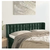 Image de Hoofdbord met randen 147x16x78/88 cm fluweel donkergroen3119253