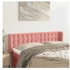 Image de Hoofdbord met randen 147x16x78/88 cm fluweel roze3119255