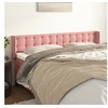 Image de Hoofdbord met randen 183x16x78/88 cm fluweel roze3119267
