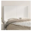 Image de Hoofdbord met randen 147x16x118/128 cm kunstleer wit3119391