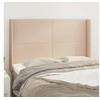 Image de Hoofdbord met randen 147x16x118/128cm kunstleer cappuccinokleur3119395