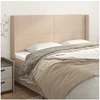 Image de Hoofdbord met randen 163x16x118/128cm kunstleer cappuccinokleur3119401