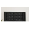 Image de Hoofdbord met randen 103x16x118/128 cm kunstleer zwart3119664