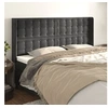 Image de Hoofdbord met randen 163x16x118/128 cm fluweel donkergrijs3120069