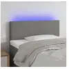 Image de Hoofdbord LED 80x5x78/88 cm stof donkergrijs3121307