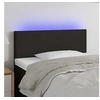 Image de Hoofdbord LED 80x5x78/88 cm stof zwart3121308