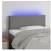 Image de Hoofdbord LED 90x5x78/88 cm stof donkergrijs3121315