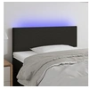Image de Hoofdbord LED 100x5x78/88 cm stof zwart3121324