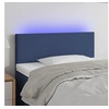 Image de Hoofdbord LED 100x5x78/88 cm stof blauw3121328