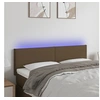 Image de Hoofdbord LED 144x5x78/88 cm stof donkerbruin3121333