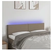 Image de Hoofdbord LED 144x5x78/88 cm stof taupe3121334